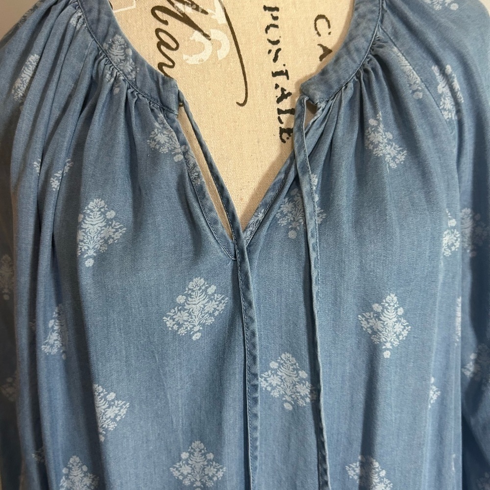 Sonoma x Lauren Lane Blue Dress Large - Picture 3 of 8
